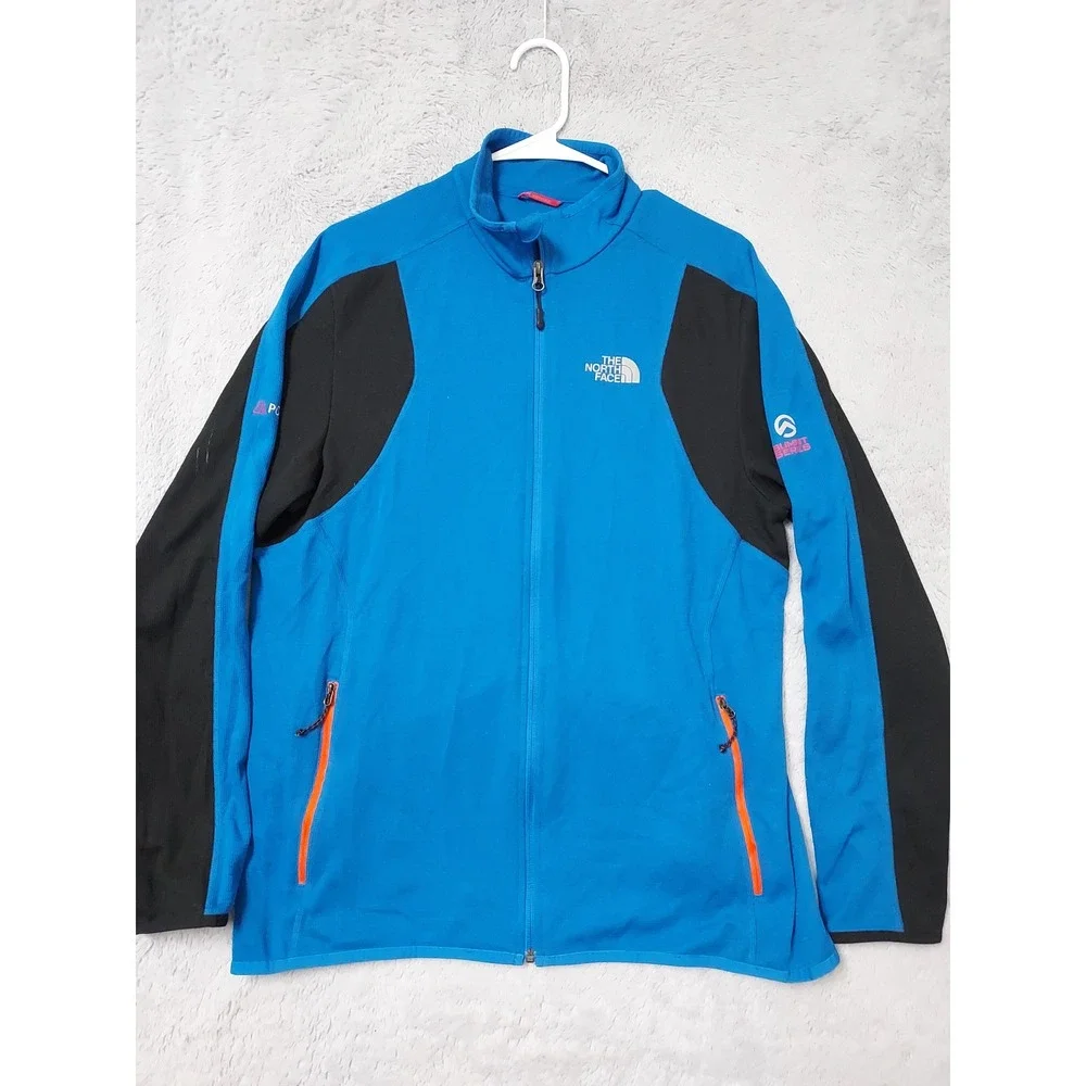 The North Face Jacket Men XL Summit Series Infiesto Polartec Blue Full Zip Mock